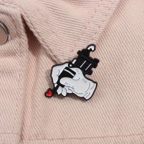 Брошь I Love Tattoo