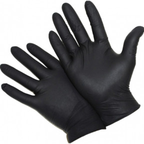 Перчатки Поштучно Нітрилові без пудри (чорні)